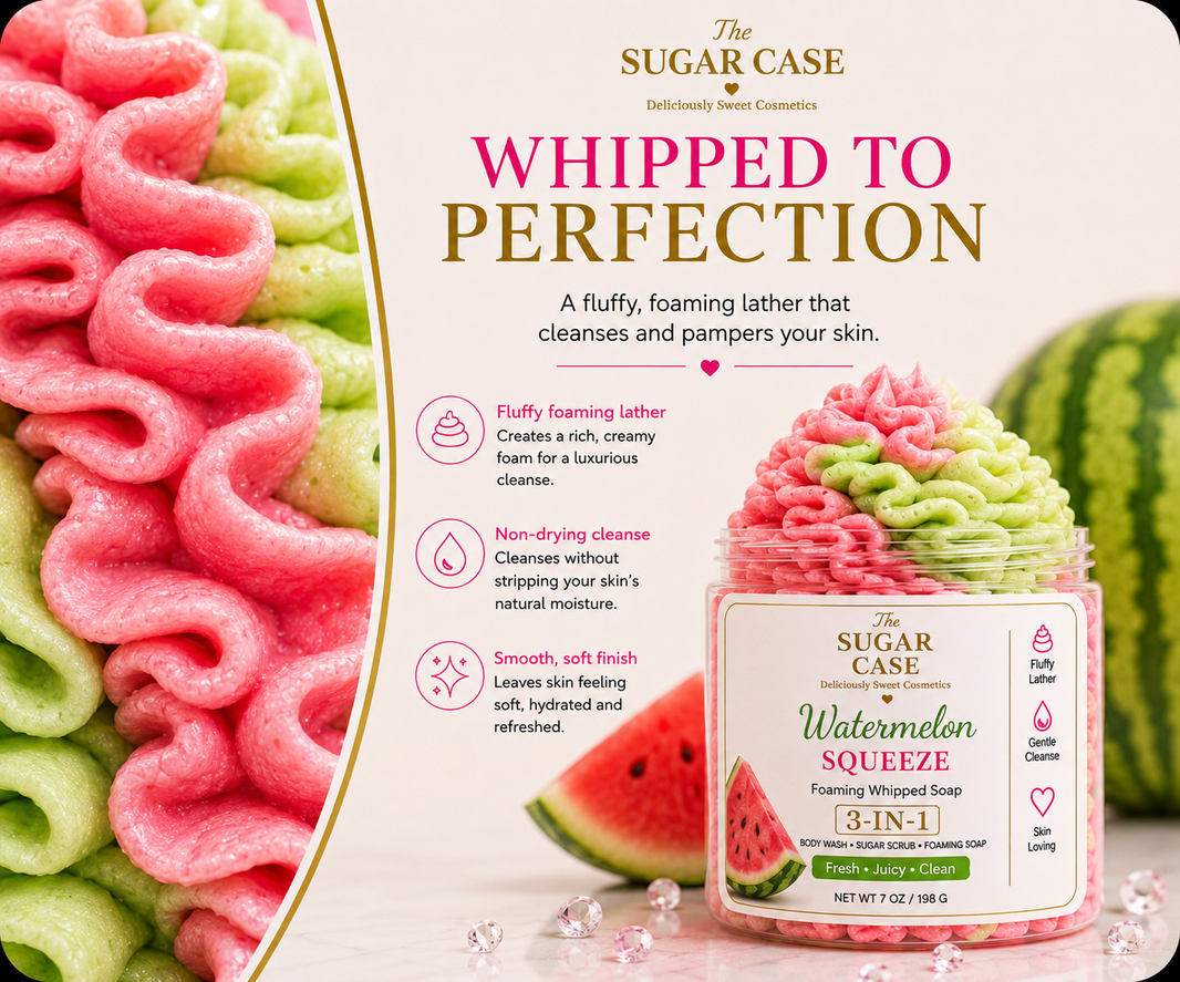 Watermelon Squeeze Foaming Whipped Soap