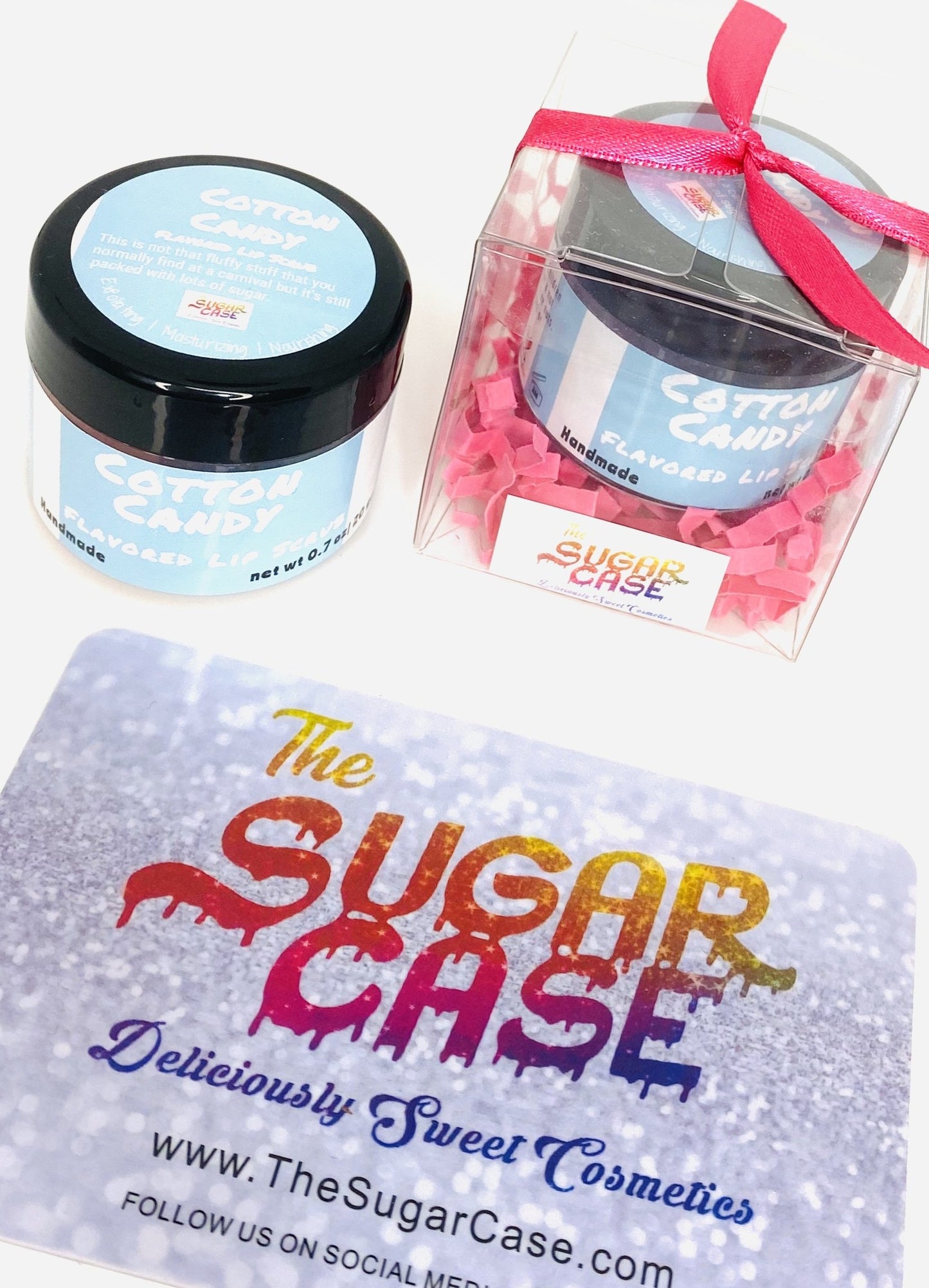 Cotton Candy Flavored Lip Scrub