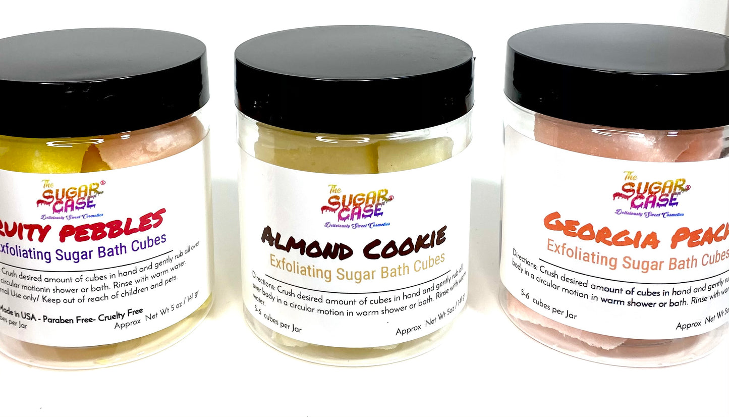 Georgia Peach Exfoliating Sugar Cubes