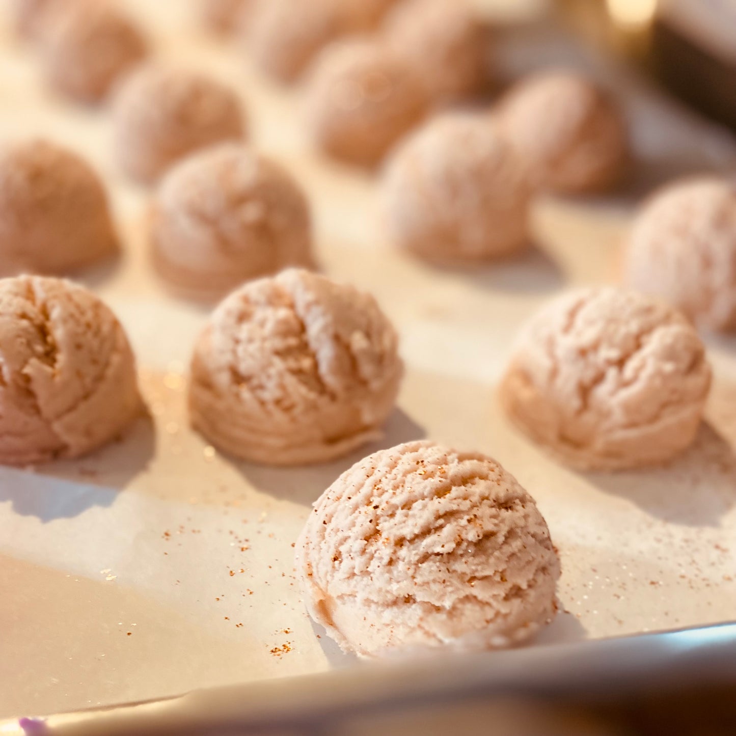 Maple Bourbon Bubble Scoops