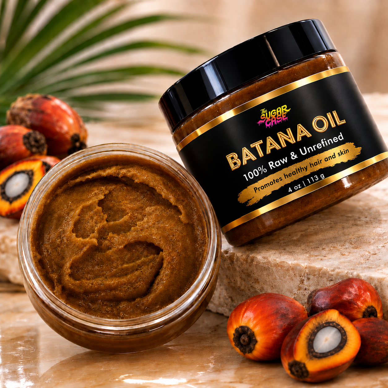 Explore Batana oil, a powerful natural beauty remedy known for its exceptional nourishing and rejuvenating properties. Perfect for both skin and hair care, it restores moisture, boosts radiance, and supports healthy growth.
