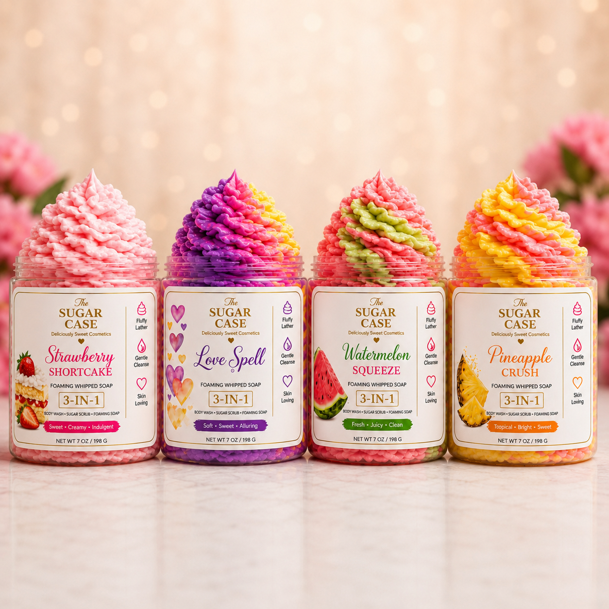 Foaming Whipped Soaps
