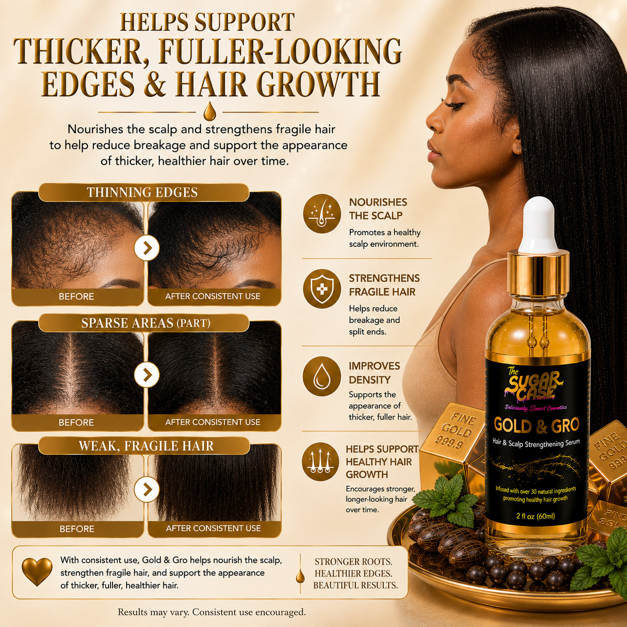 Gold & Gro Hair Serum
