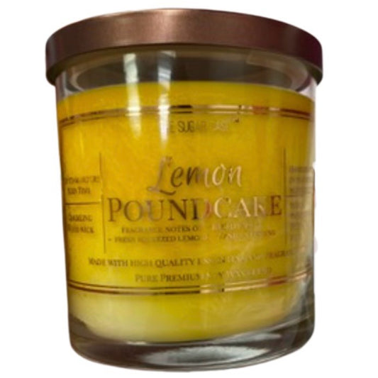 Lemon Pound Cake Crackling Wooden Wick Candle