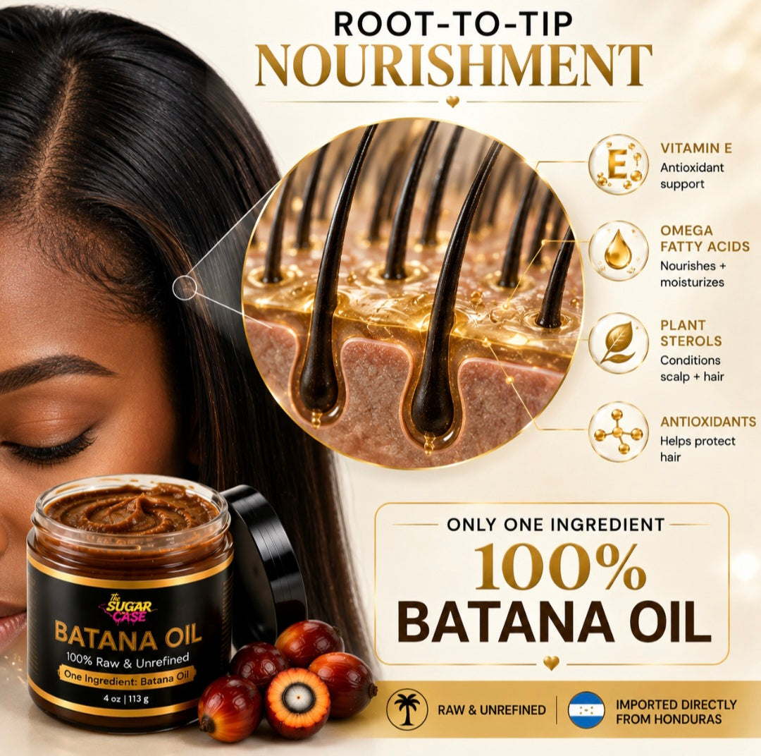 100% Raw & Unrefined Batana Oil