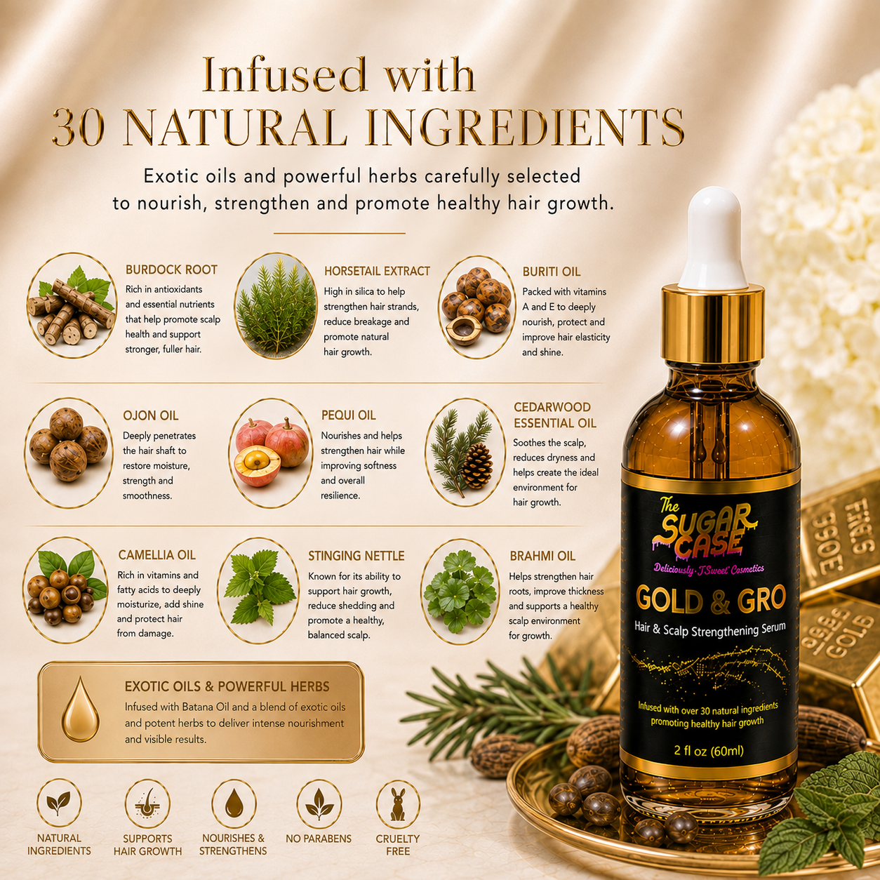 Gold & Gro Hair Serum