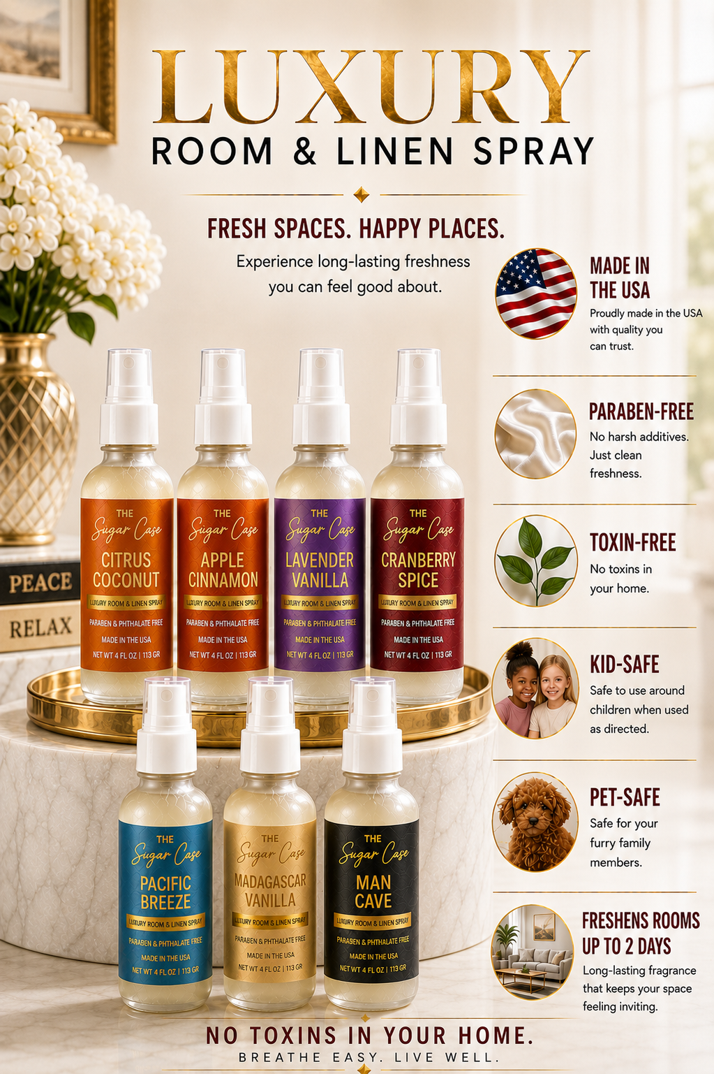 Cranberry Spice Luxury Room and Linen Spray