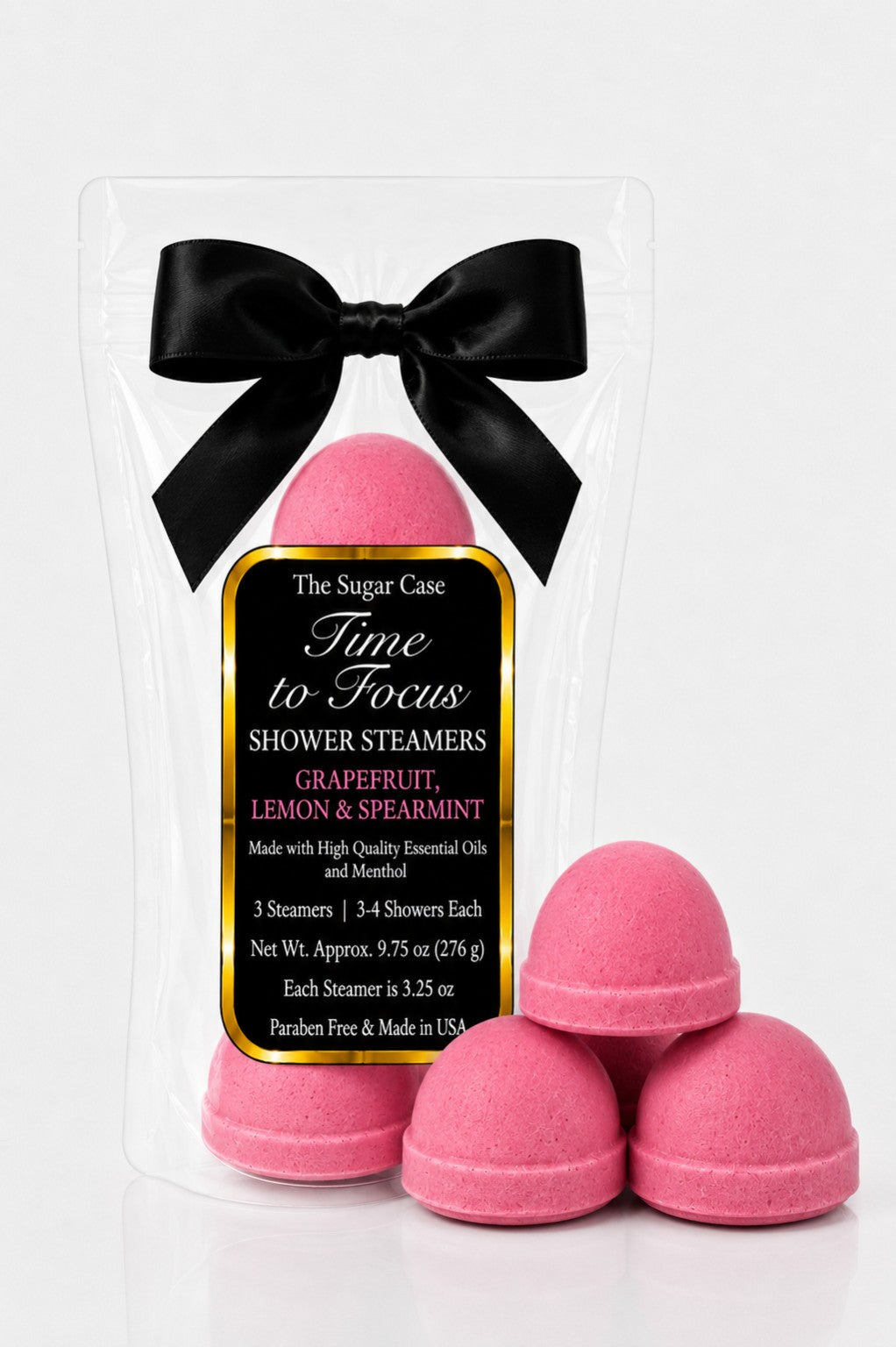 Time to Focus (Pink) Shower Steamers