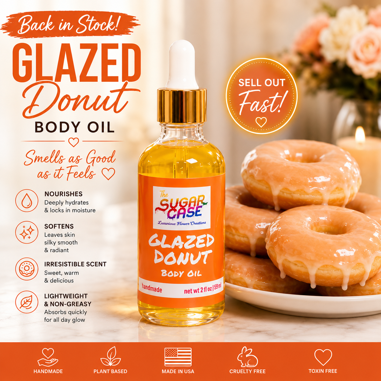 Glazed Donut Body Oil