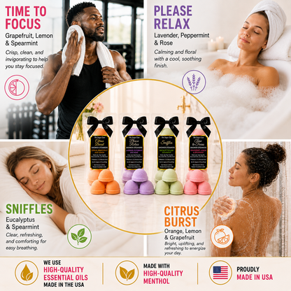Citrus Burst (orange) Shower Steamers