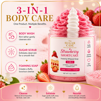Strawberry Shortcake Foaming Whipped Soap