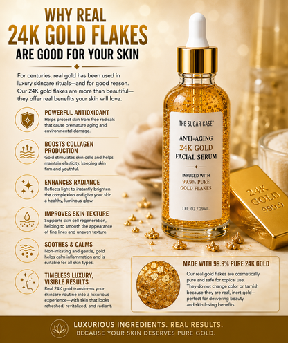 Anti-Aging 24K Gold Facial Serum