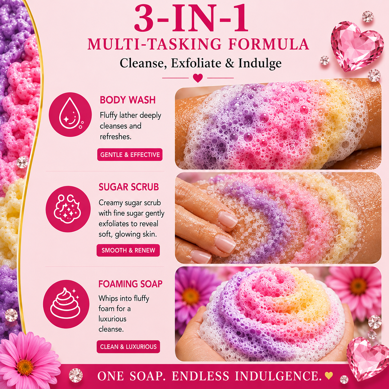 Love Spell Foaming Whipped Soap