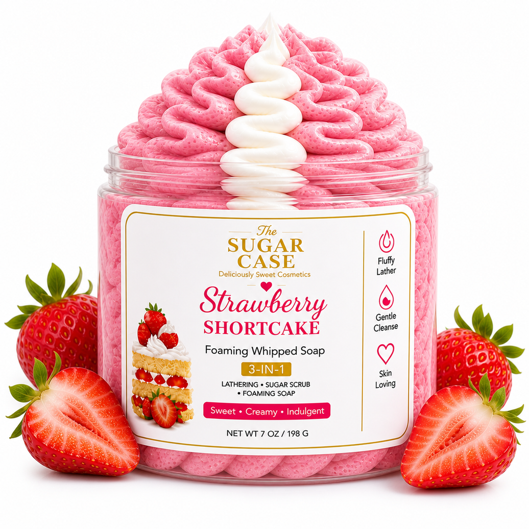 Strawberry Shortcake Foaming Whipped Soap