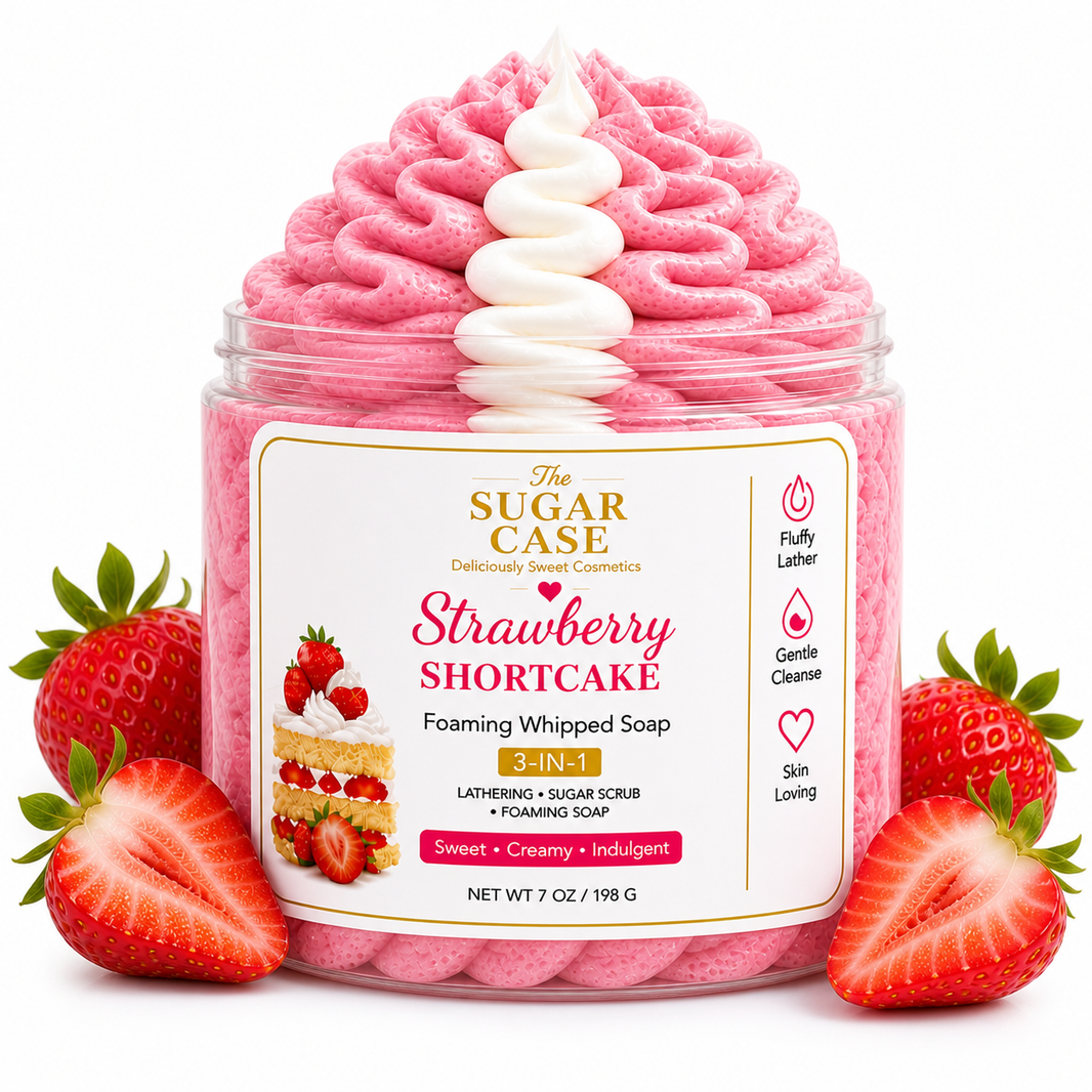 Strawberry Shortcake Foaming Whipped Soap