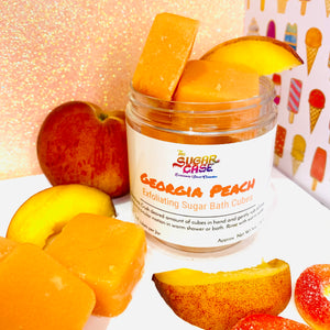 Georgia Peach Exfoliating Sugar Cubes