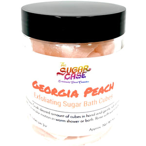 Georgia Peach Exfoliating Sugar Cubes